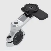 Quad Lock Motorcycle Handlebar Mount PRO CHROME Apple Samsung