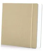 Hardcover Sketchbook for Drawing 8.3"X 8.3" Square Sketch Book 96 Brown