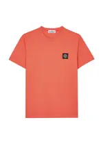 Stone Island Kids Logo Cotton T-shirt (10-12 Years) - Orange - 10 Years 10 years