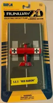 Daron Runway 24 SE5 Red Baron Airplanes