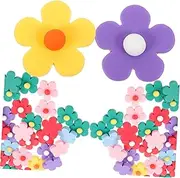 LALAFINA Pcs Mini Resin Charms DIY Flower Charms for Hairpin and Phone Case Decorations