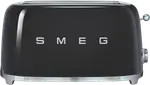 Smeg 50's Style Longslot 4 Slice Toaster Black
