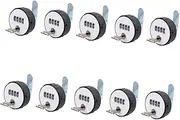 HYTROVE 10pcs Key Double Lock Cylinder Lock for File Cabinets Easy Install Durable Security for Cabinets for Lockers Tool Boxes