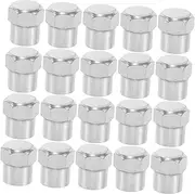 ZUNOXAZ 20pcs Stainless Steel Tire Valve Stem Caps Dustproof Covers for Cars Suvs and Trucks Easy to Install for Tire Valves