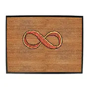 Food Infinity Bacon - Funny Novelty Doormat Man Cave Floor mat