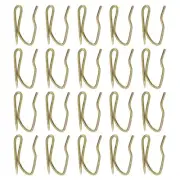 50pcs Metal Drapery Hooks Shower Curtain Holder Shower Liner Hook