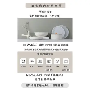 【韓國NEOFLAM】FIKA Midas Plus陶瓷塗層鍋8件組(IH可用)【楊桃美食網】