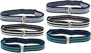 [DEARMAMY] Sets Pcs Elastic Boy Girl Belts Boys and Girls Waist Belts for Boys Girls Adjustable Buckle