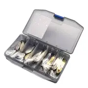 Streamlined Shape and Farther Throwing Metal Fishing Lures Kit for Trout