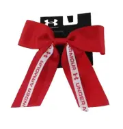 NWT Under Armour Womens Team Hair Bow OSFM Red
