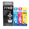 EPSON T774 T774100+T664200~T664400原廠墨水(四色一組)+1黑