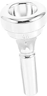 ERINGOGO Brass Cornet Mouthpiece for Beginners Labor Saving Metal Mouthpiece Portable Replacement for Cornet Instruments Comfortable Grip Practical Design for Daily Use and Performances
