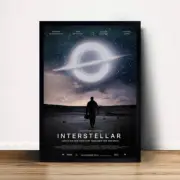 Interstellar Poster, Christopher Nolan Poster, Movie Poster, Modern Poster Print