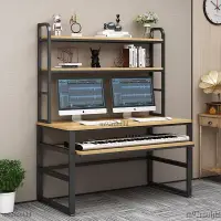 在飛比找蝦皮商城精選優惠-新款簡約書架一體琴桌琴架電腦桌电子琴桌電鋼琴音樂編曲工作台電