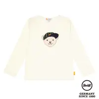 在飛比找PChome24h購物優惠-STEIFF德國精品童裝 - 長袖T恤衫 白色 (鴨舌帽熊頭