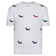 [Thom Browne] Cotton Milano Short Sleeve Hector Tee Women