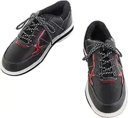 SDEQA Womens Lawn Bowling Shoes Bowling Trainers Lace Up Casual Athletic Sport Shoes Lightweight Comfortable Non-Slip