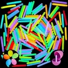 200 Mini Glow Sticks(1.7"), 8 Colors, Glow in the Dark for Easter Eggs Party Fav