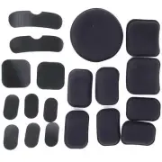 19Pcs Helmet Foam Cushion Pads Kits For Fast Mich ACH USMC PASGT Helmet