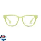 Peepers by PeeperSpecs Women's Nola Cat Eye Reading Glasses, Matcha, 1.00 + 1