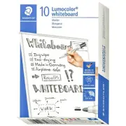 Staedtler Lumocolor Whiteboard Markers Bullet Assorted 10PK