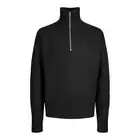 Jack & Jones Mens Half Zip Jumper Rollie Knitted Pullover Top
