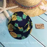 水果水桶帽與菠蘿圖案