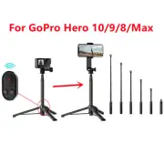 Bluetooth Remote Control Phone Selfie Stick Tripod for Gopro Hero 10 9 8 MAX r
