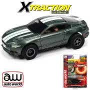 Auto World Xtraction Today 2018 Ford Mustang GT Green HO Slot Car