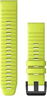Garmin QuickFit® 22 Watch Bands, Amp Yellow Silicone