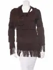 CRAZY COOL, SOLD OUT, NWT $2,575 JEAN PAUL GAULTIER FEMME TOP WITH SUEDE FRINGE