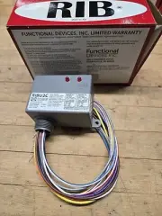 RIB 2WRX6 EnclosedPre-Wired Relay,120VAC,DPDT,10A 2ERZ6