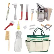14 Pcs Beekeeping Tools Starter Kit, Bee Keeping Supplies-All Bee Hive Tools