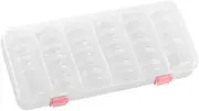 Clear Plastic Container Cosmetic Containers Box Plastic Daily Necessities Household Clear Dividers Plastic Container