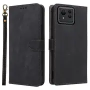 For Asus Zenfone 11 Ultra 5G Case with Strap RFID Blocking Wallet Phone Leather Cover