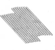 AULINK 16 PCS LS 7.400" Length Chromoly Pushrod Set 5/16" Diameter, .080" Wall Thickness Fits 4.8L 5.3L 5.7L 6.0L 6.2L LS1 LS2 LS3 LS6 L76 L92 L99 LQ4 LQ9 L33 LSA