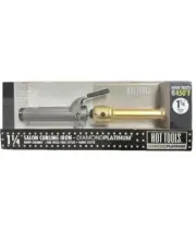 Hair Hot Tools Diamond Platinum Salon Curling Iron 1 1/4" Nano Ceramic Silver