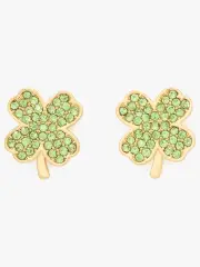 Lucky Charm Pavé Clover Studs