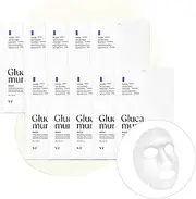 VT COSMETICS Glucamune Mask, Vegan mucin, Soothing & Calming, For All Skin Types, 10pcs