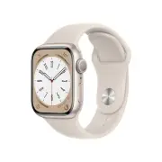 Apple Watch Series 8 GPS 41MM - Starlight Aluminum Case with Starlight Sport