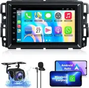 For Chevrolet Silverado GMC Sierra CarPlay Android 12 Car Stereo Radio GPS Navi
