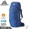 【GREGORY 美國 55L KATMAI 登山背包《帝國藍M/L》】137237/雙肩背包/後背包/自助旅/悠遊山水