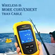 Sonar Fish Finder Color Display Wireless 40m Depth Capability