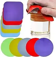 Rubber Grip Pad for Jar Opener,Rubber Bottle Opener Grab Pad 10pcs - Bottle Opener Gripper for Elderly with Low Power Fanelod Jar Opening Force