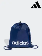 adidas Blue Linear Gymsack Bag (E35353) | $21