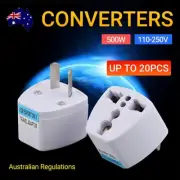 3/6/12/20PCS AU Universal Power Plug Adapter Outlet Converter UK/US/EU/CN to AU