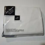 Vintage LADY PEPPERELL No-Iron Muslin White FULL FLAT Bed Sheet 81 X 96 NEW NOS