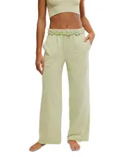 Free People Don't Wait Up Lounge Pants