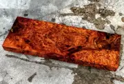 Amboyna Burl ,Exotic Wood, Lumber, Knife Timber Handle Lumber #2530