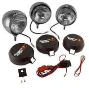 Rugged Ridge 5" HID Off Road Fog Light Kit 3 Light Off Road Jeep 15206.62